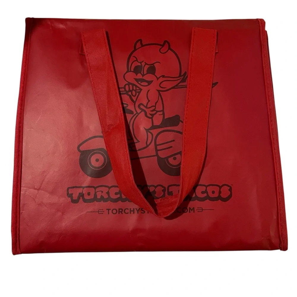 Torchy’s Tacos Red Reusable Thermal Insulated Food Travel Bag